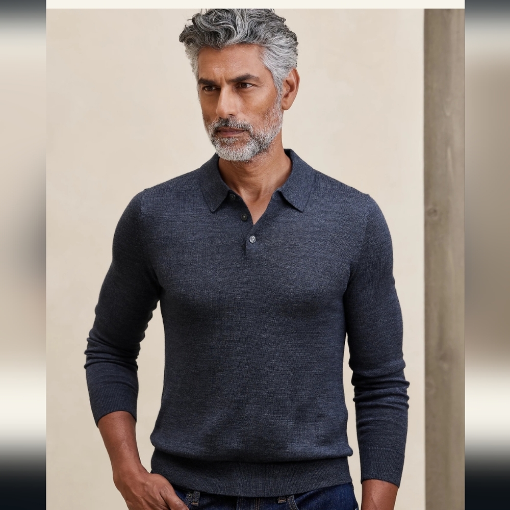 Banana Republic wool polo